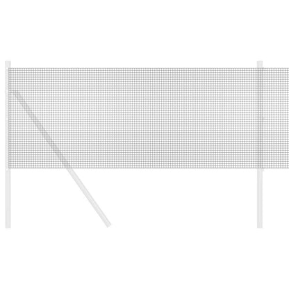 Recinzione in Rete Saldato Grigio 0.6 x 25 m