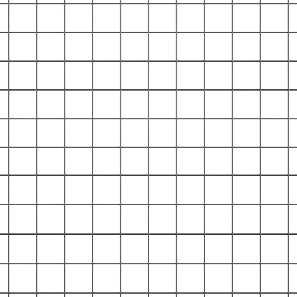 Recinzione in Rete Saldato Grigio 0.8 x 50 m