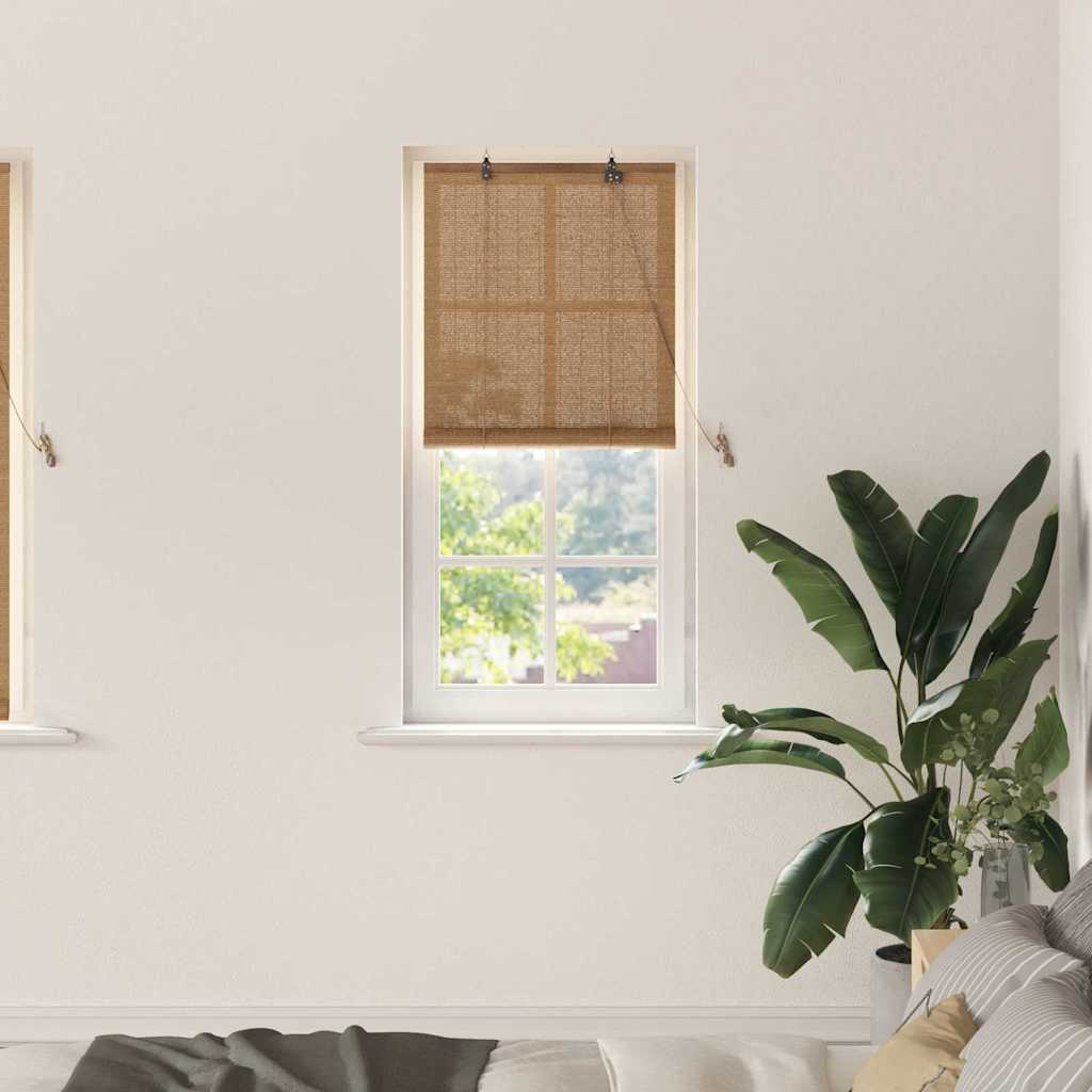 Tenda a rullo con tende Marrone 60 x 160 cm Bambù | homemem39