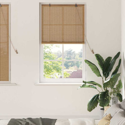 Tenda a rullo con tende Marrone 80 x 160 cm Bambù | homemem39