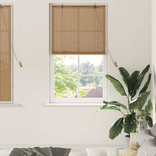 Tenda a rullo con tende Marrone 80 x 160 cm Bambù | homemem39