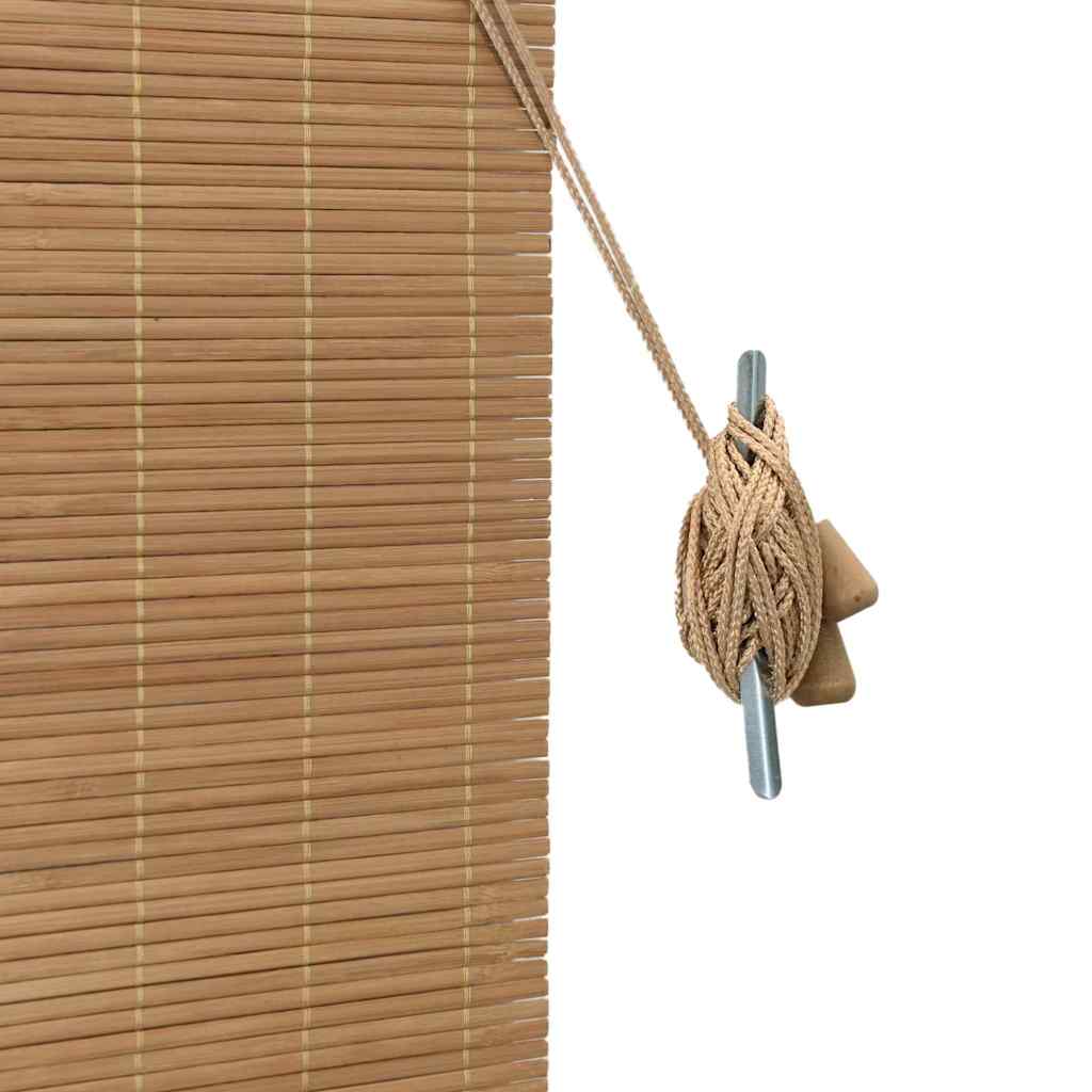 Tenda a rullo con tende Marrone 110 x 220 cm Bambù | homemem39
