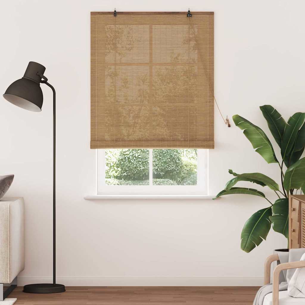 Tenda a rullo con tende Marrone 110 x 220 cm Bambù | homemem39