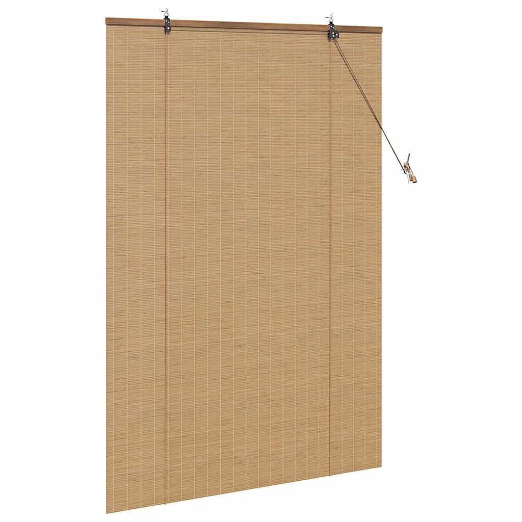 Tenda a rullo con tende Marrone 120 x 160 cm Bambù | homemem39