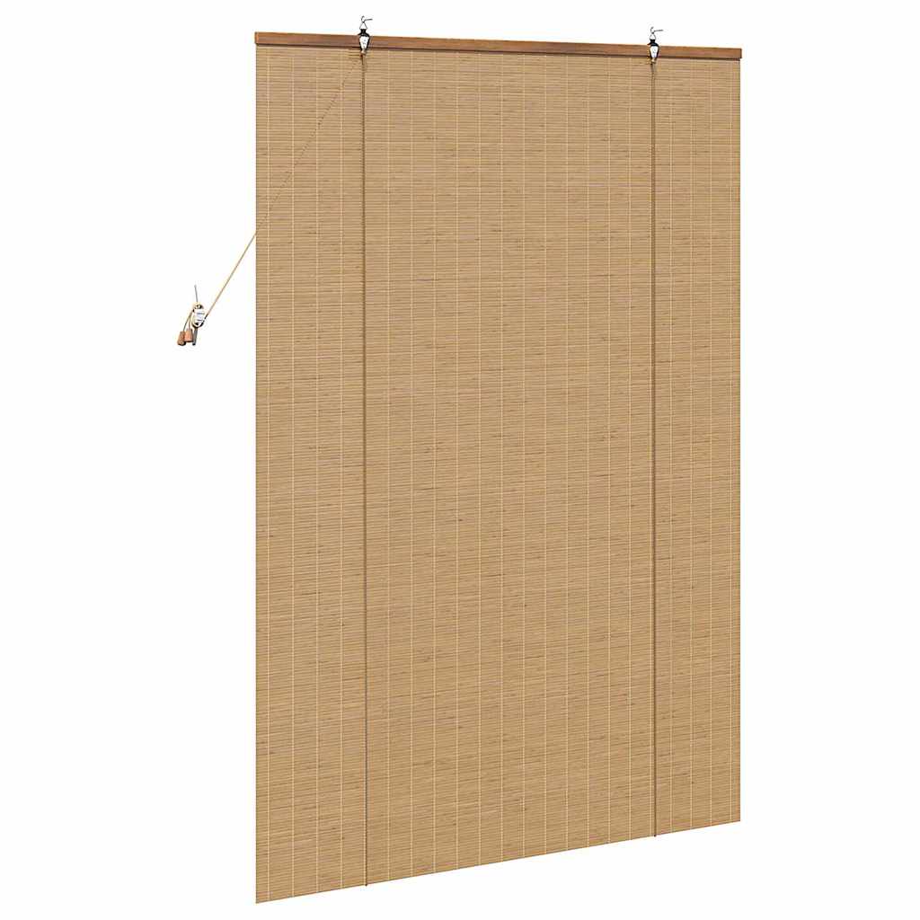 Tenda a rullo con tende Marrone 120 x 160 cm Bambù | homemem39