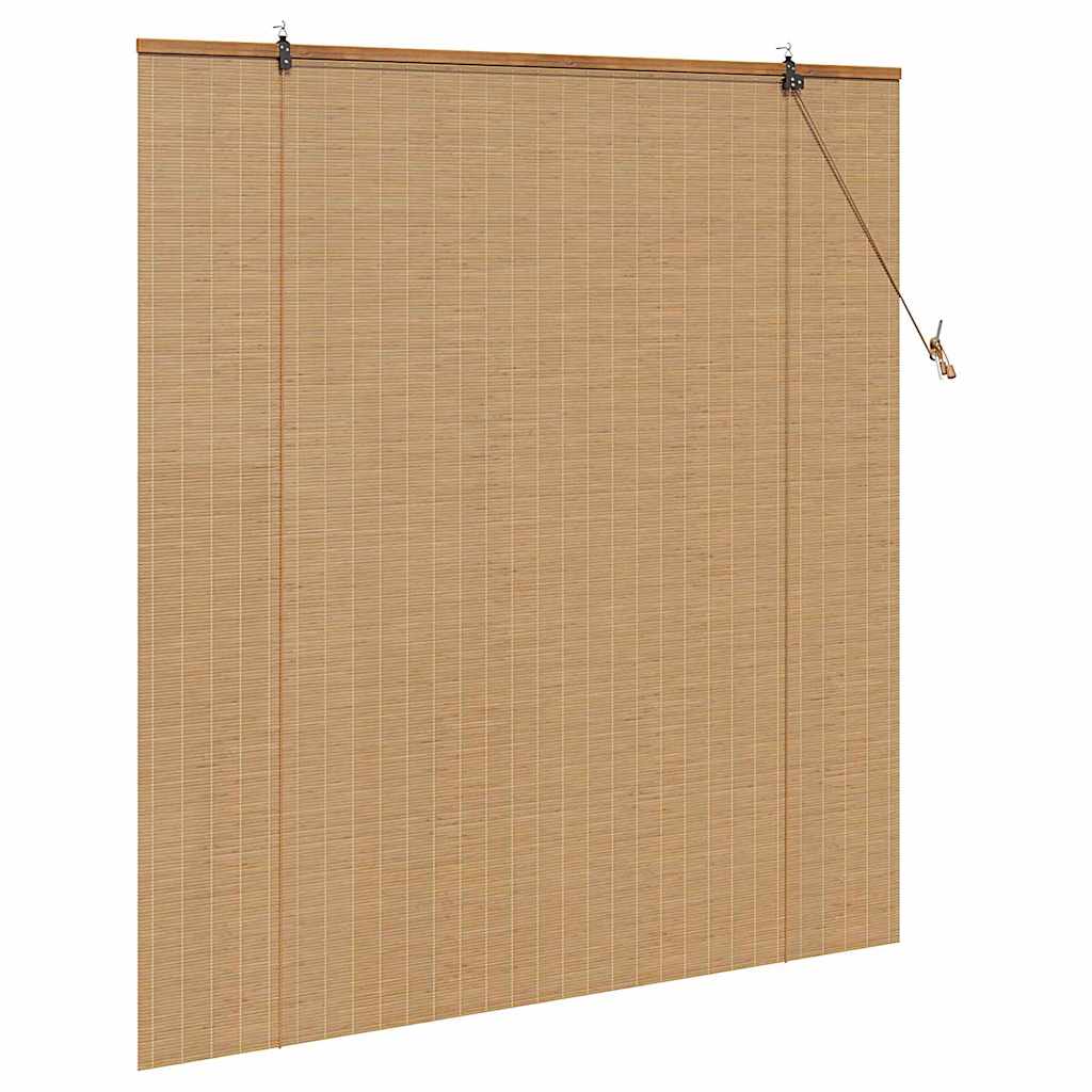 Tenda a rullo con tende Marrone 140 x 160 cm Bambù | homemem39