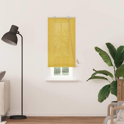 Tenda a rullo con tende Giallo 60 x 220 cm Bambù | homemem39