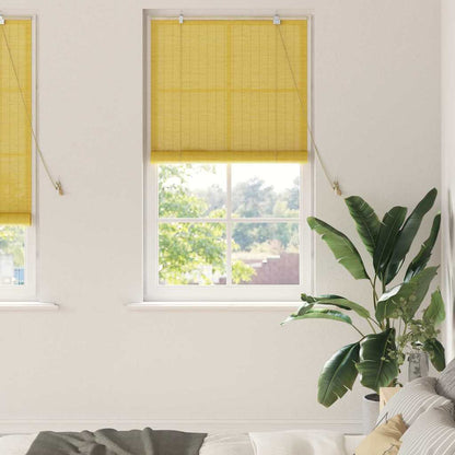 Tenda a rullo con tende Giallo 80 x 220 cm Bambù | homemem39