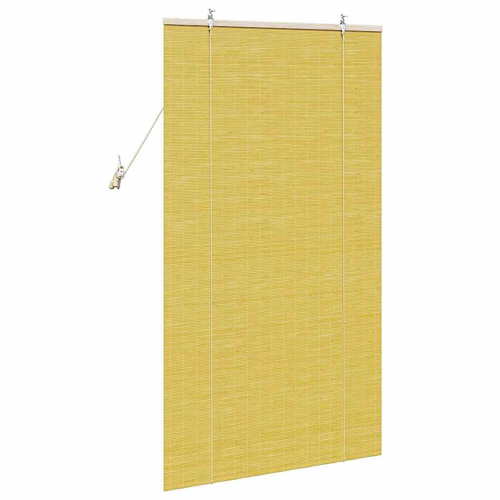 Tenda a rullo con tende Giallo 90 x 160 cm Bambù | homemem39
