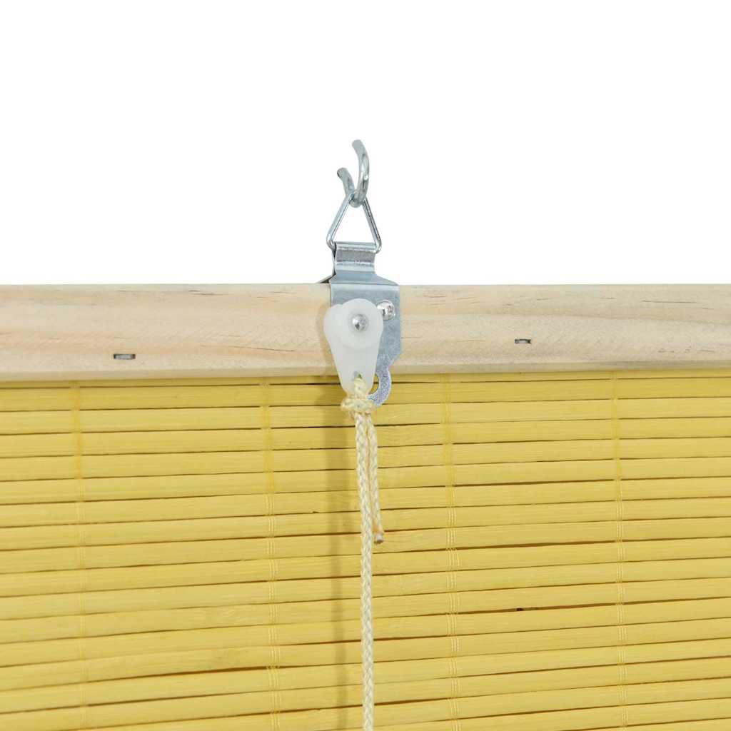 Tenda a rullo con tende Giallo 100 x 160 cm Bambù | homemem39