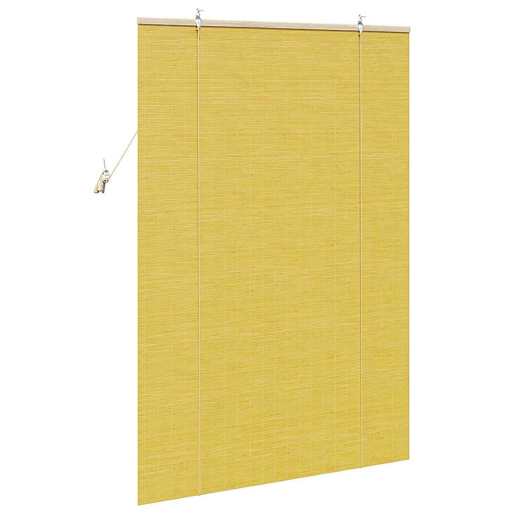 Tenda a rullo con tende Giallo 100 x 160 cm Bambù | homemem39