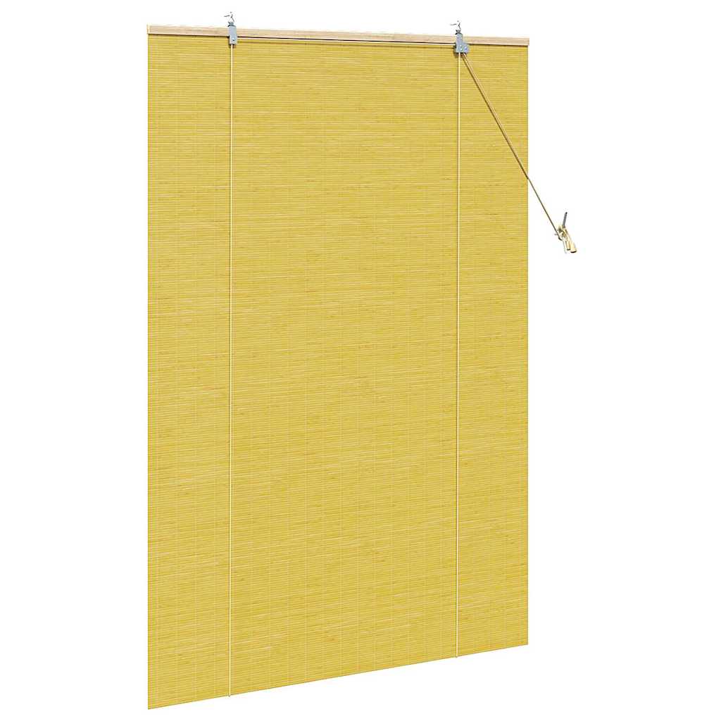 Tenda a rullo con tende Giallo 110 x 160 cm Bambù | homemem39