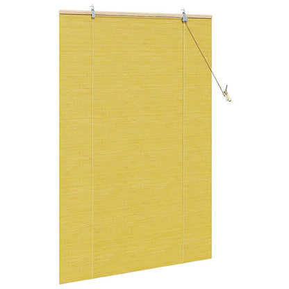 Tenda a rullo Giallo 120 x 160 cm Bambù