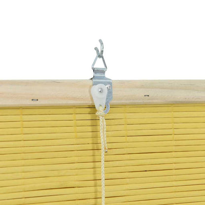 Tenda a rullo con tende Giallo 120 x 220 cm Bambù | homemem39