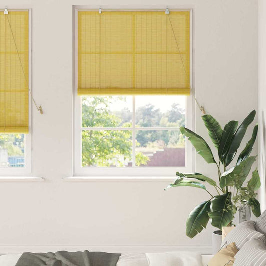 Tenda a rullo con tende Giallo 120 x 220 cm Bambù | homemem39