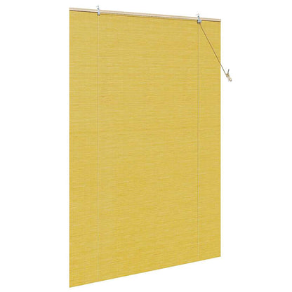 Tenda a rullo Giallo 140 x 220 cm Bambù