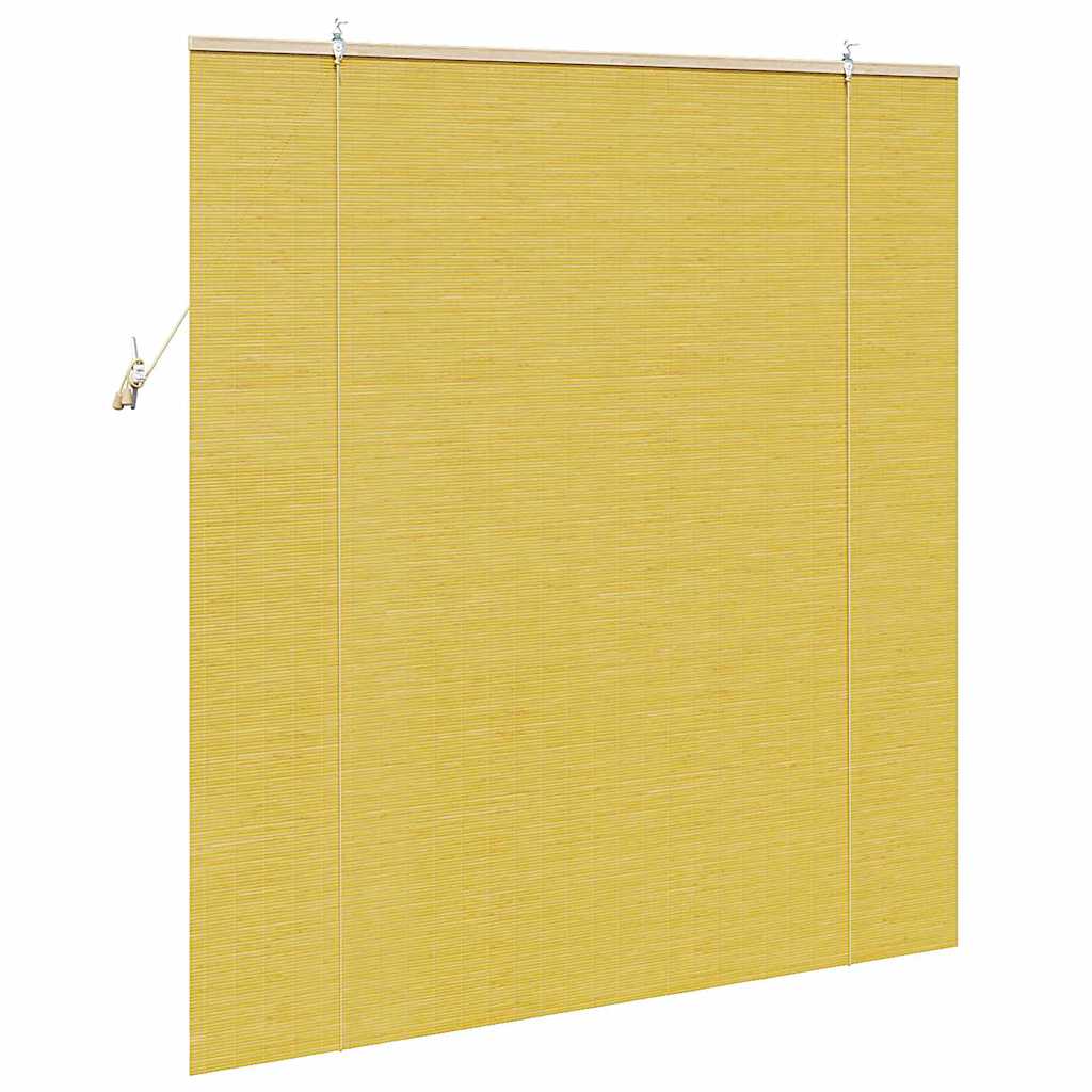 Tenda a rullo Giallo 150 x 160 cm Bambù