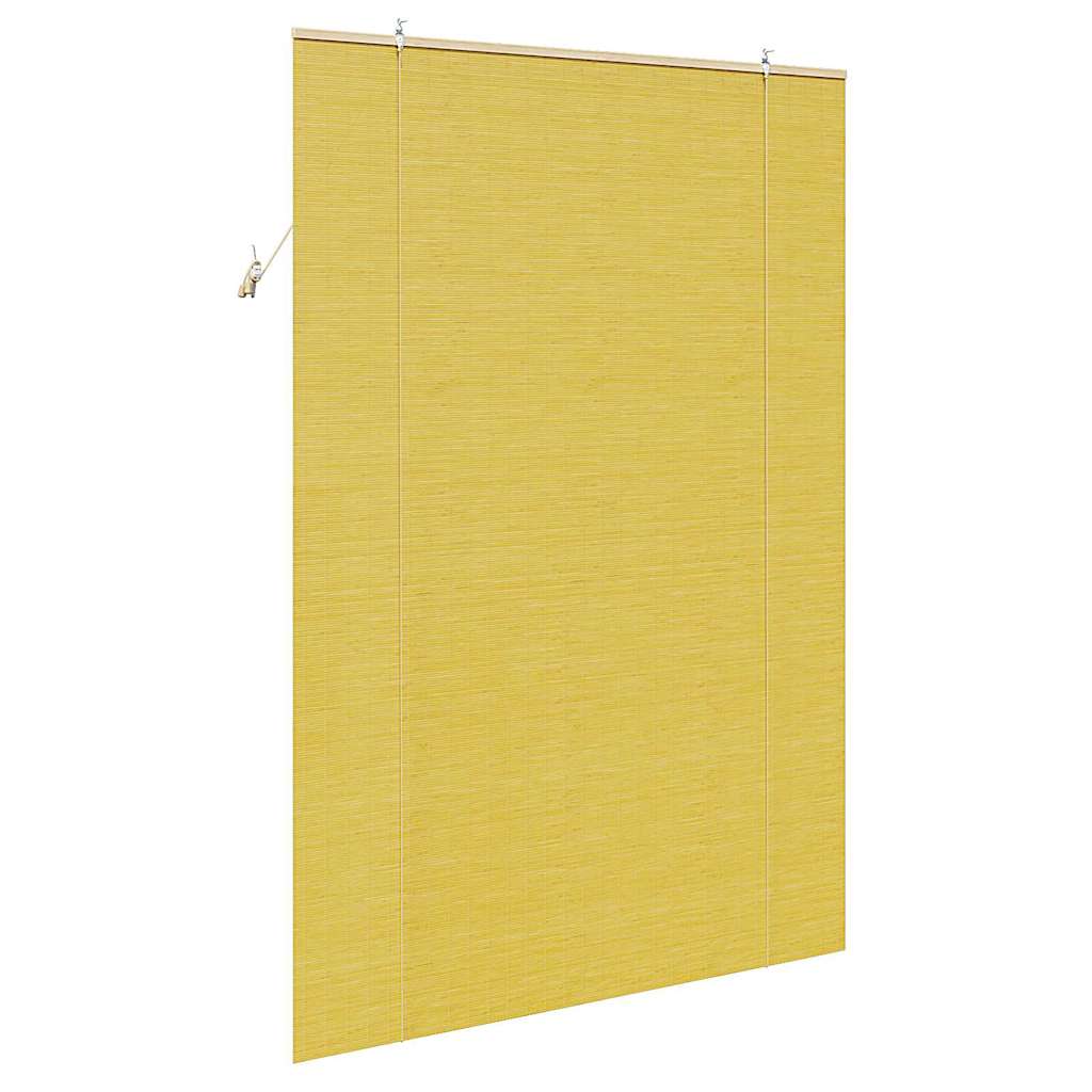 Tenda a rullo con tende Giallo 150 x 220 cm Bambù | homemem39