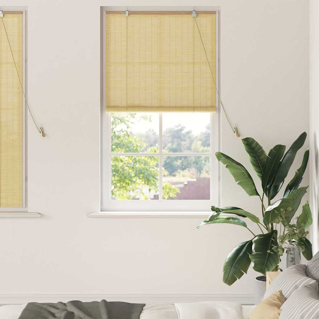Tenda a rullo con tende Natura 90 x 160 cm Bambù | homemem39