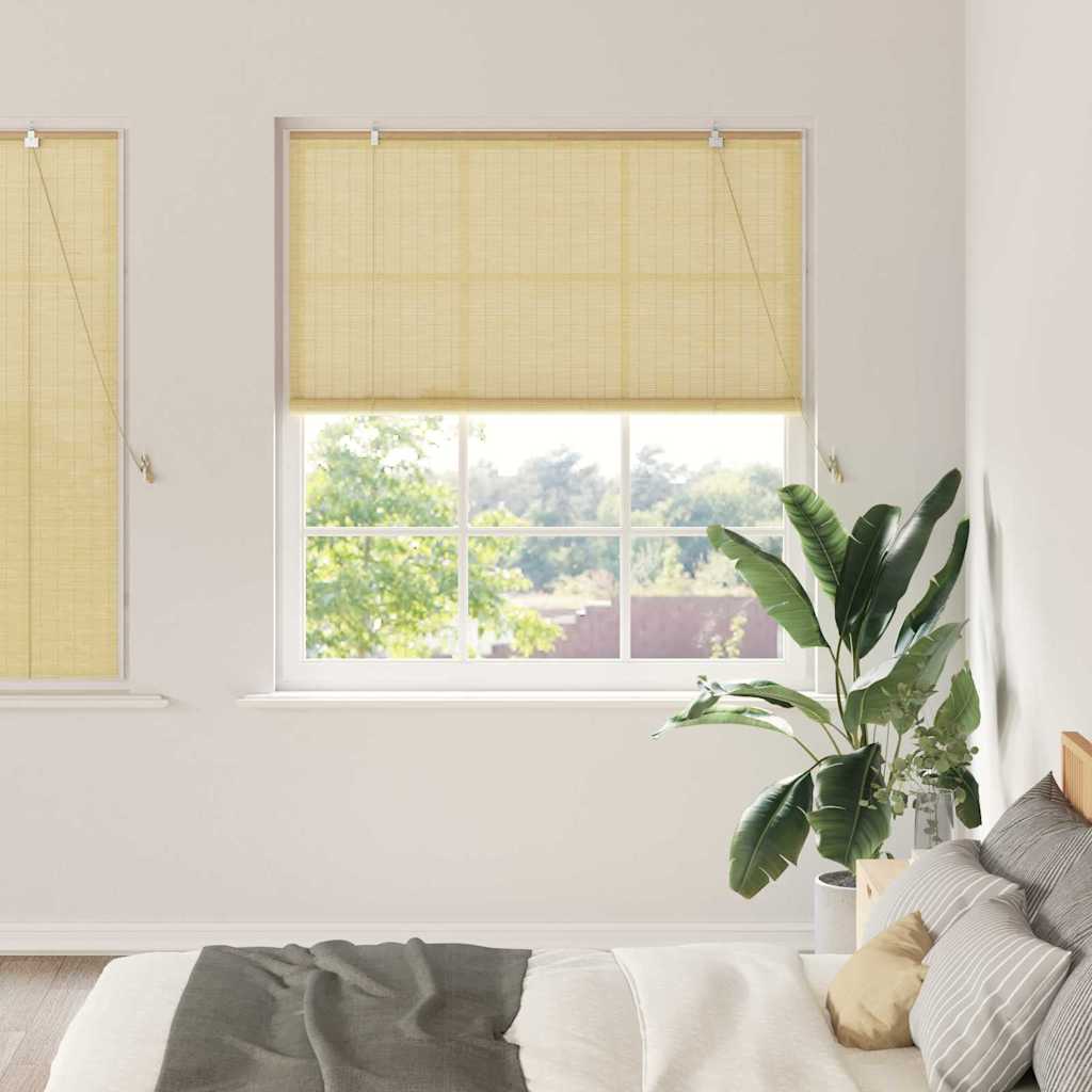 Tenda a rullo con tende Natura 150 x 160 cm Bambù | homemem39