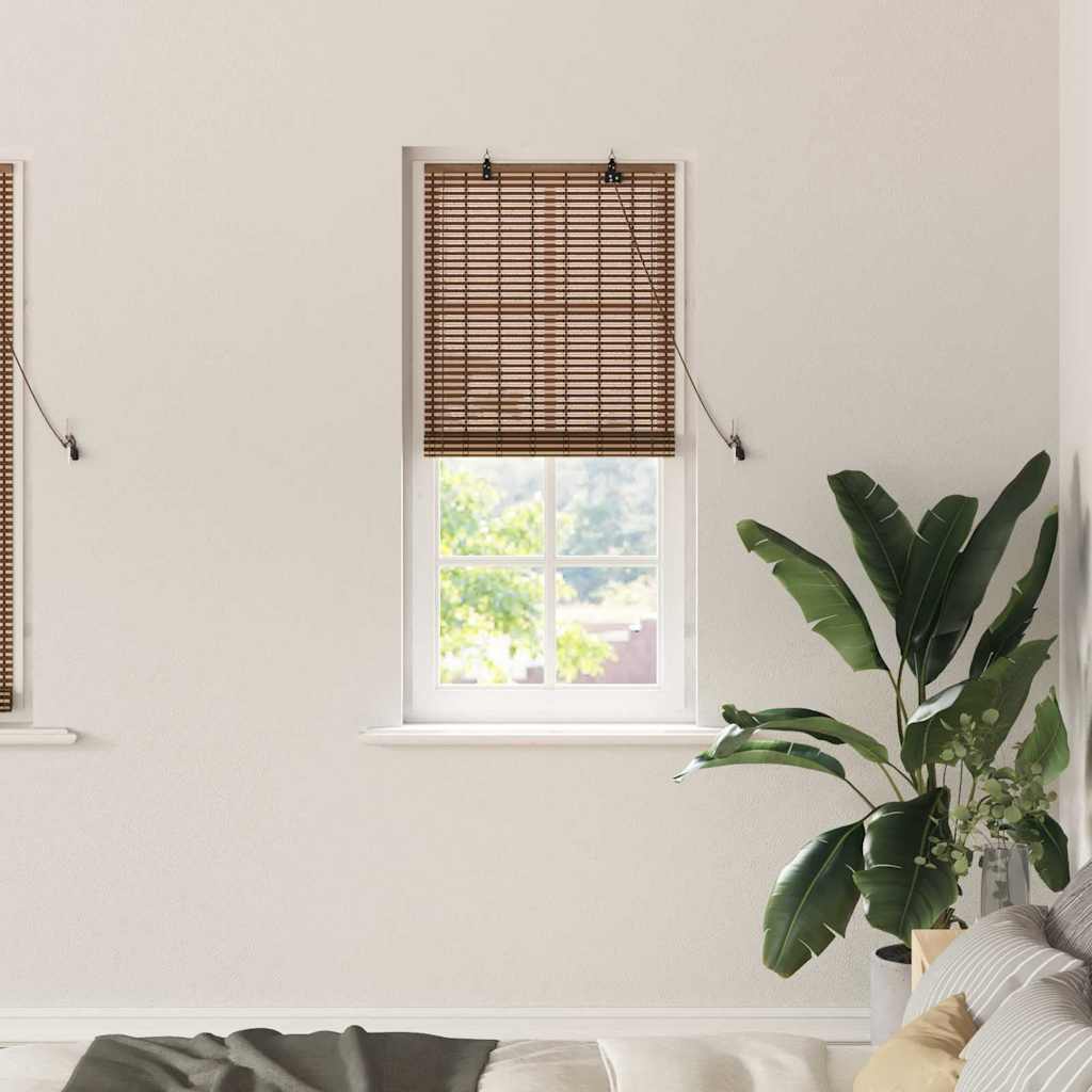 Tenda a rullo con tende Marrone 60 x 160 cm Bambù | homemem39