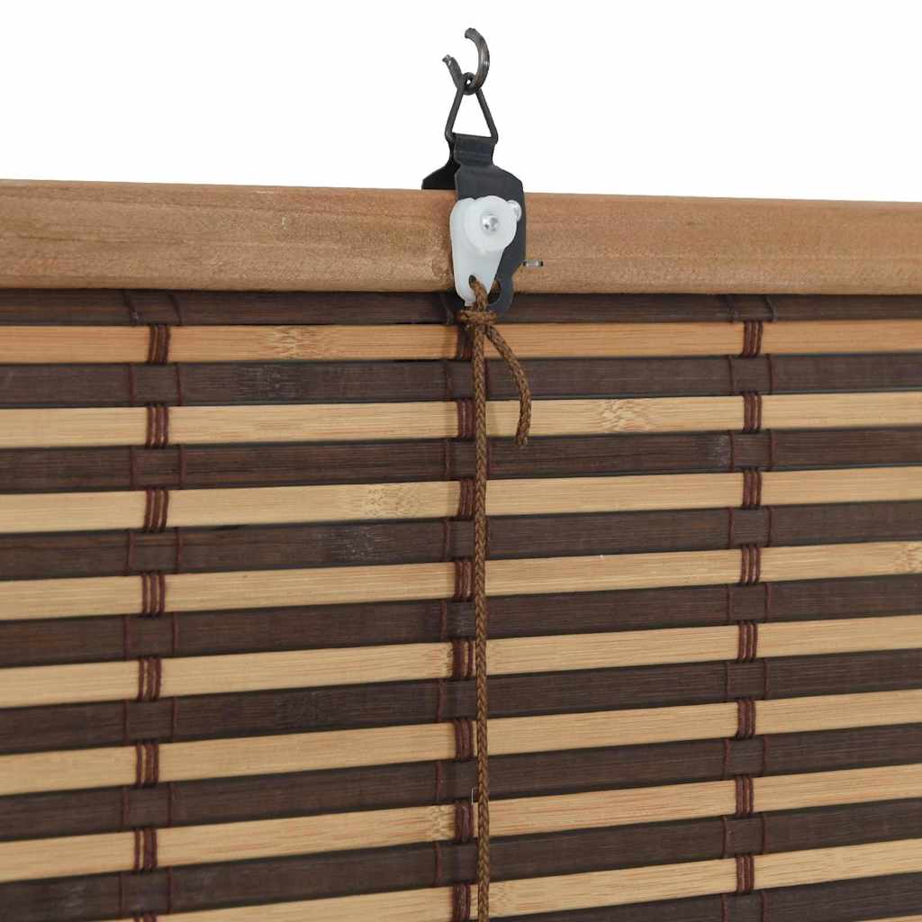 Tenda a rullo con tende Marrone 100 x 160 cm Bambù | homemem39