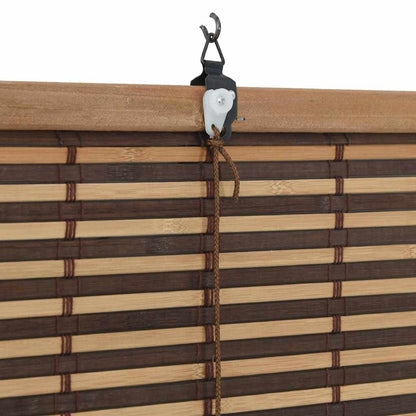 Tenda a rullo con tende Marrone 100 x 160 cm Bambù | homemem39