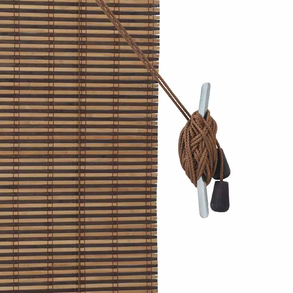 Tenda a rullo con tende Marrone 110 x 220 cm Bambù | homemem39