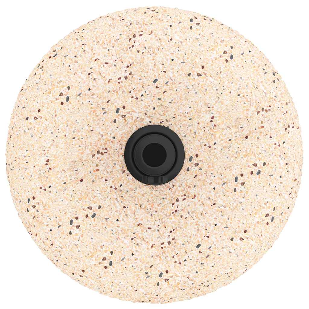 Base per ombrellone Giallo e Nero 45 x 45 x 40 cm