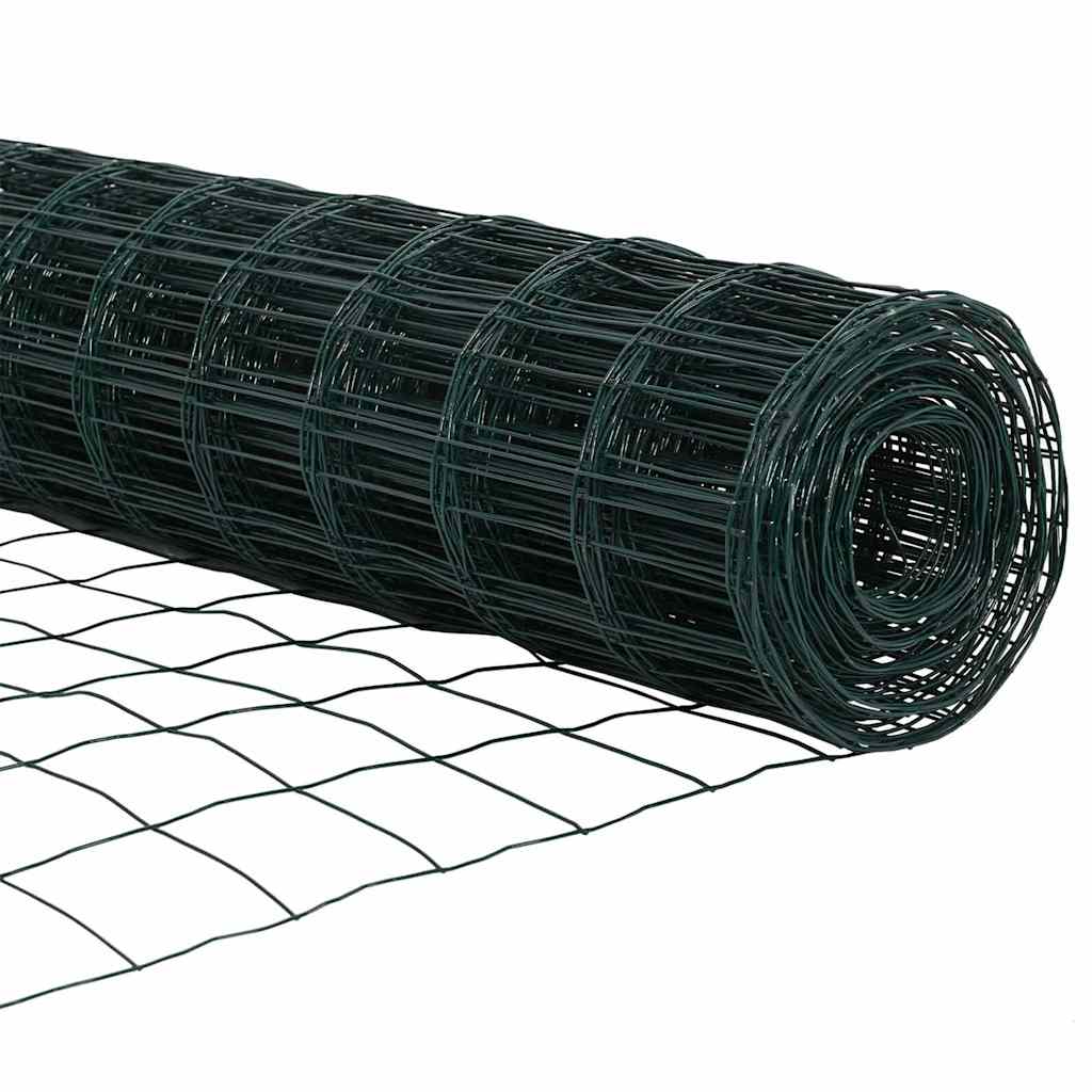 Recinzione Euro Verde 0,4 x 10 m Ferro rivestito in PVC