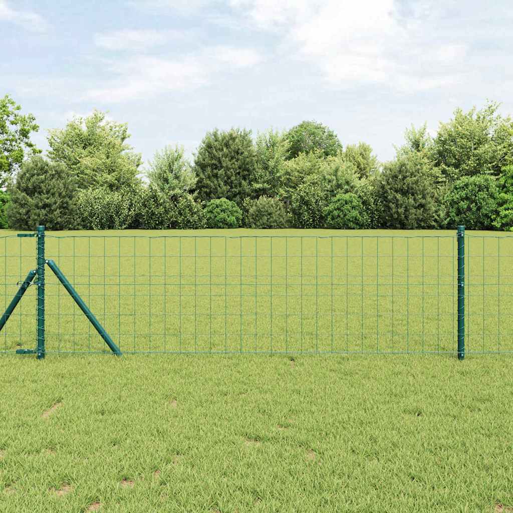 Recinzione Euro Verde 0,4 x 10 m Ferro rivestito in PVC