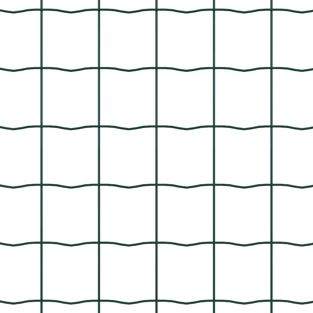 Recinzione Euro Verde 1 x 25 m Ferro rivestito in PVC | homemem39