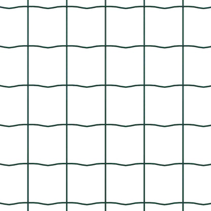 Recinzione Euro Verde 1 x 25 m Ferro rivestito in PVC | homemem39