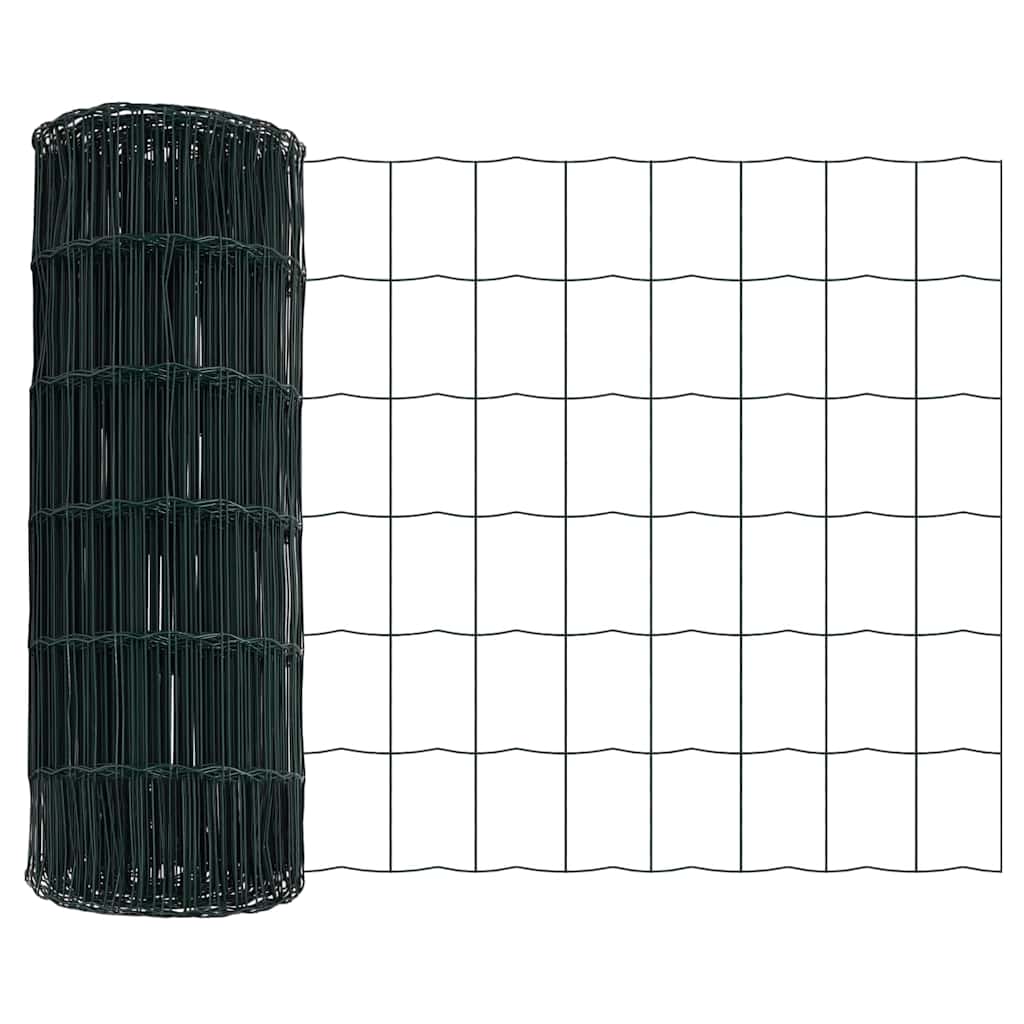 Recinzione Euro Verde 0,4 x 50 m Ferro rivestito in PVC | homemem39
