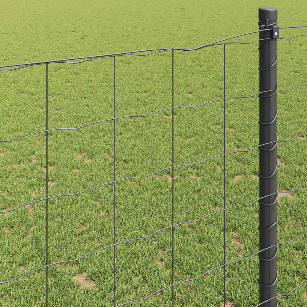 Recinzione Euro Grigio 1,4 x 10 m Ferro rivestito in PVC | homemem39