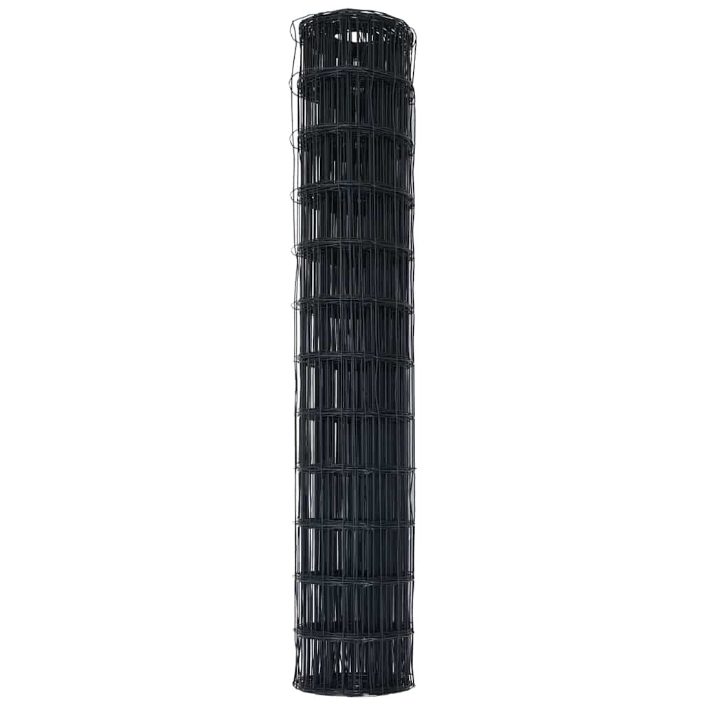 Recinzione Euro Grigio 1,4 x 10 m Ferro rivestito in PVC | homemem39