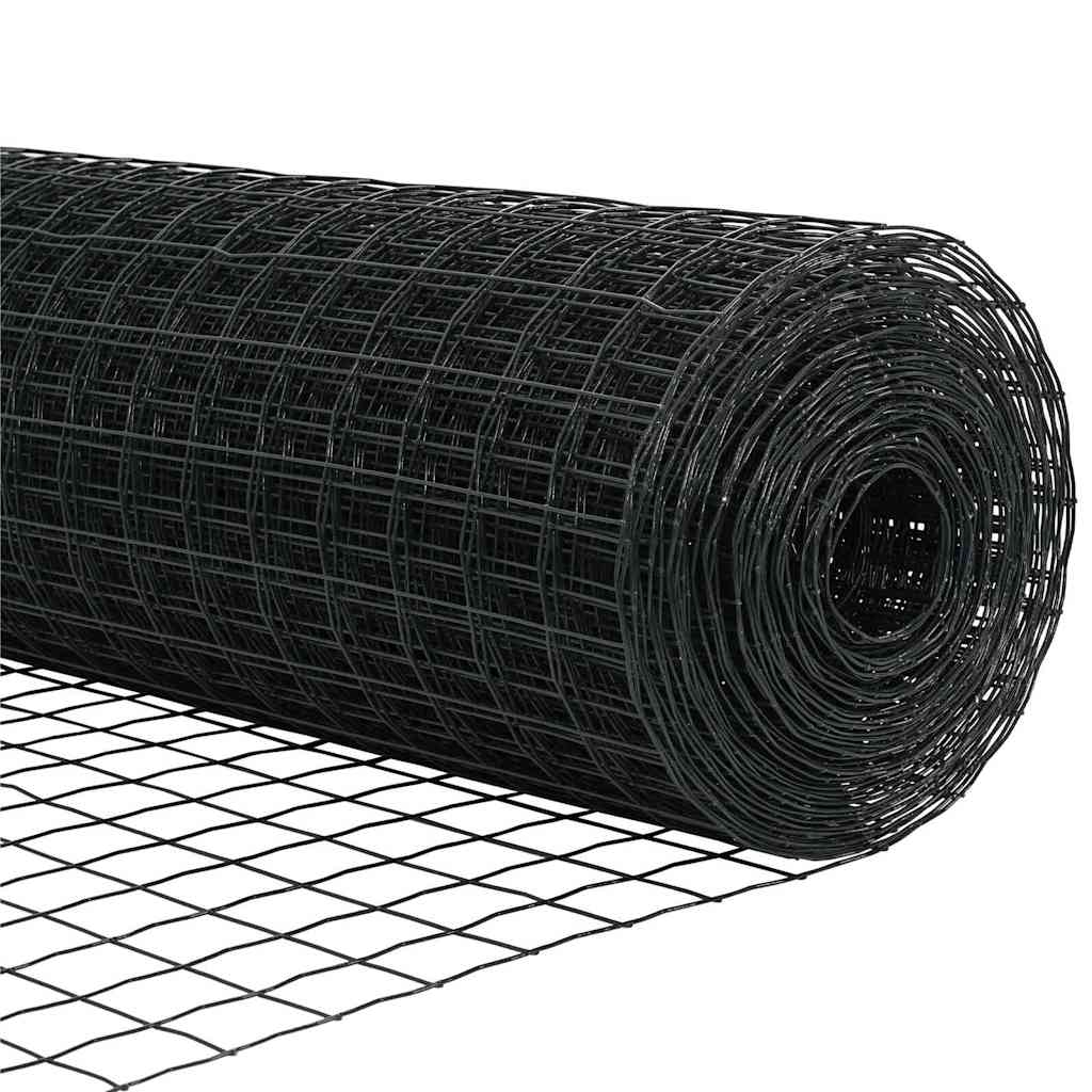 Recinzione Euro Grigio 1 x 25 m Ferro rivestito in PVC | homemem39