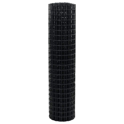 Recinzione Euro Grigio 1 x 25 m Ferro rivestito in PVC | homemem39