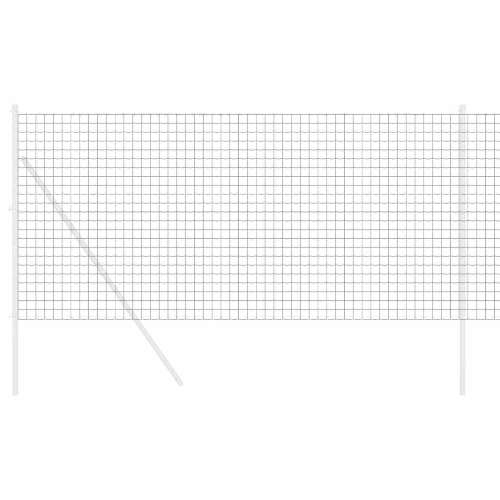 Recinzione Euro Grigio 1 x 25 m Ferro rivestito in PVC | homemem39