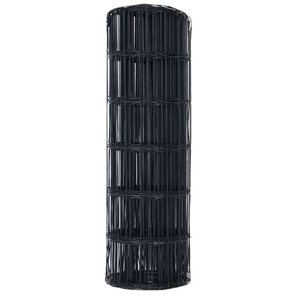 Recinzione Euro Grigio 0,4 x 25 m Ferro rivestito in PVC | homemem39