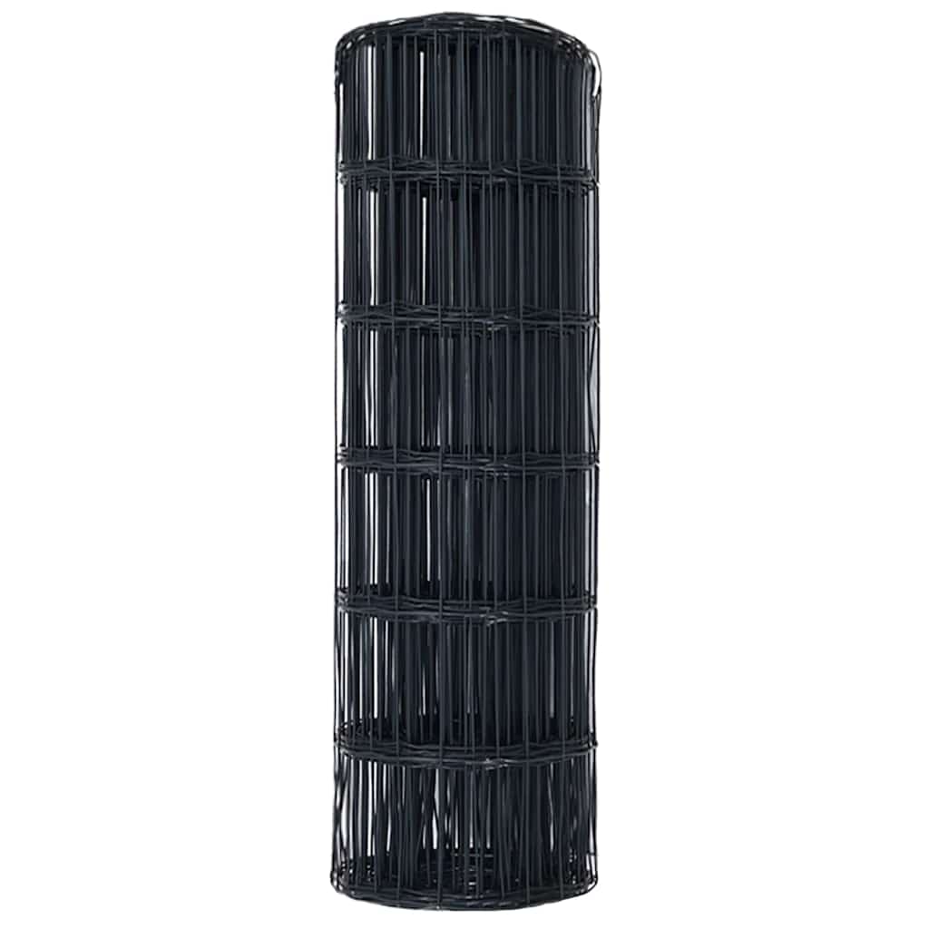 Recinzione Euro Grigio 0,6 x 25 m Ferro rivestito in PVC | homemem39