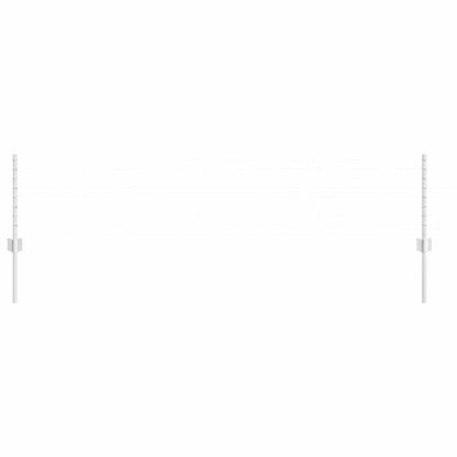 Palo della recinzione 44 pcs Argento 80 cm Acciaio | homemem39