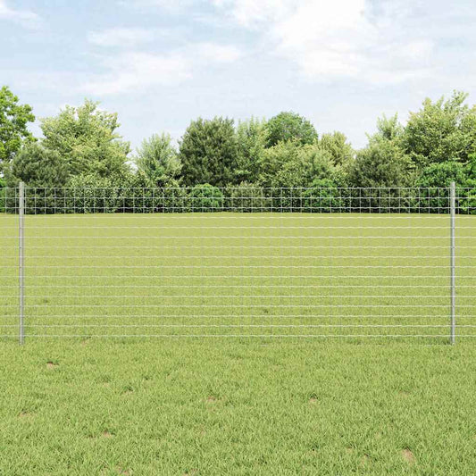 Palo della recinzione 22 pcs Argento 120 cm Acciaio | homemem39