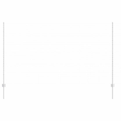 Palo della recinzione 22 pcs Argento 200 cm Acciaio | homemem39