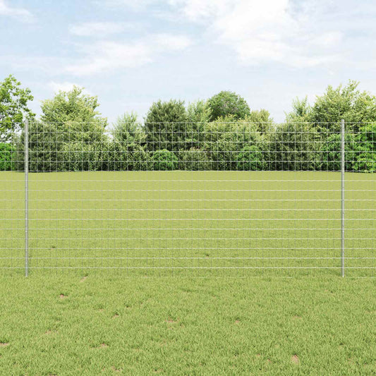 Recinzione con Posto Argento 1,2 x 10 m Acciaio | homemem39