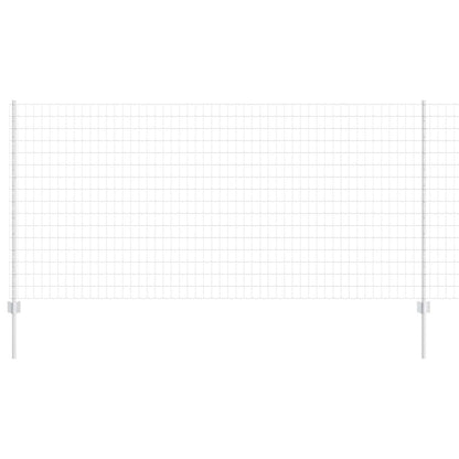 Recinzione con Posto Argento 1,2 x 10 m Acciaio | homemem39