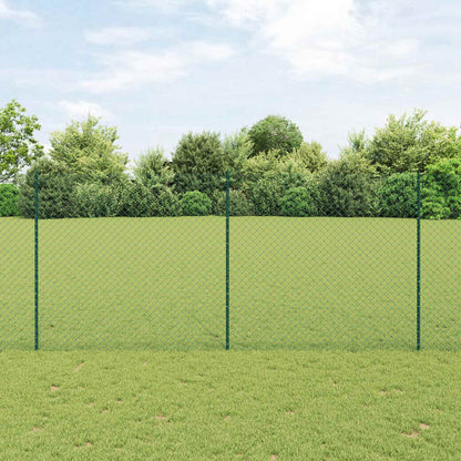 Recinzione a maglie metalliche con palo 10 x 1,4 m (L x H)