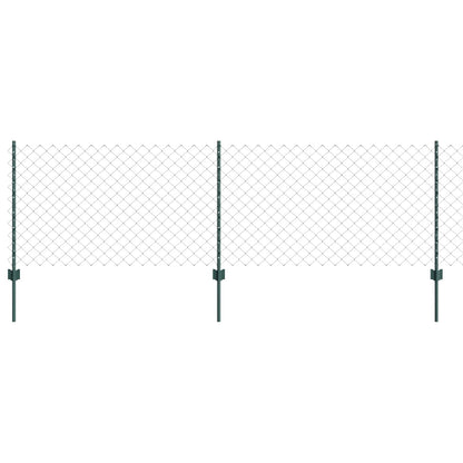 Recinzione a maglie metalliche con palo 10 x 0,8 m (L x H)