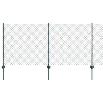 Recinzione a maglie metalliche con palo 25 x 1 m (L x H)