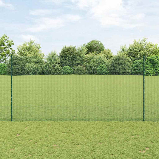 Recinzione in rete saldata con palo 10 x 1,5 m Verde Rete